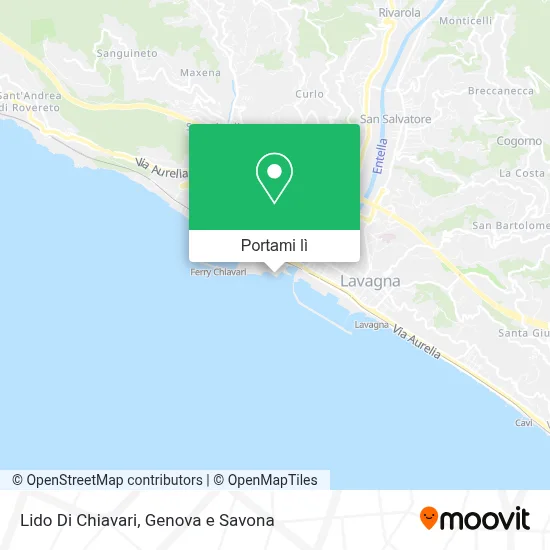 Mappa Lido Di Chiavari