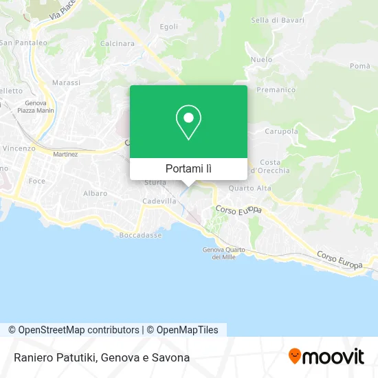 Mappa Raniero Patutiki