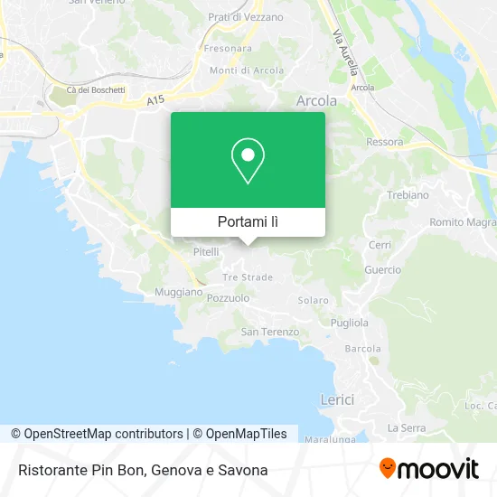 Mappa Ristorante Pin Bon