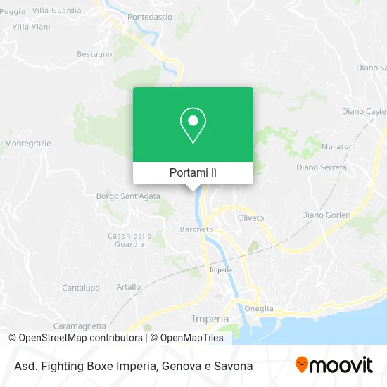 Mappa Asd. Fighting Boxe Imperia
