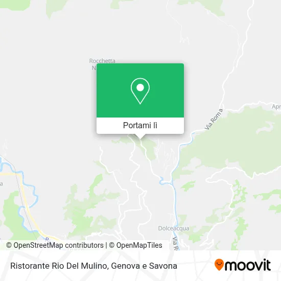 Mappa Ristorante Rio Del Mulino