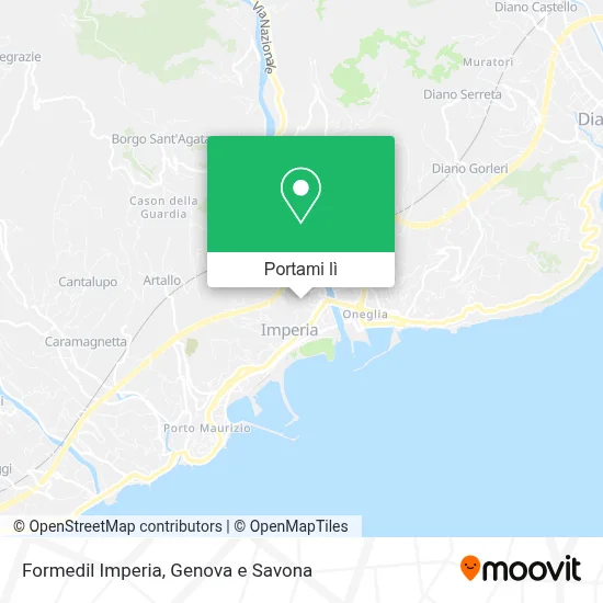 Mappa Formedil Imperia