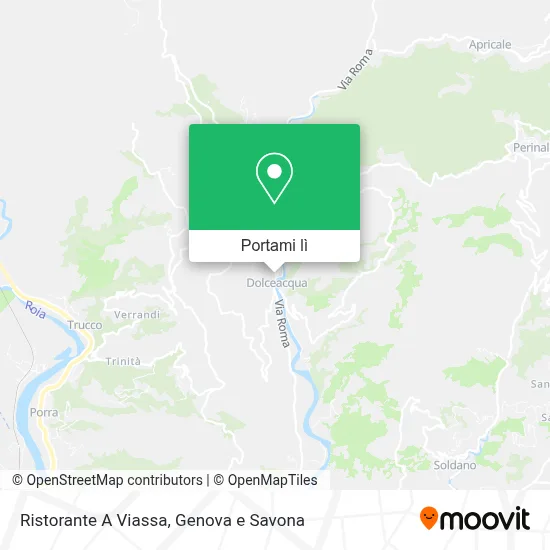 Mappa Ristorante A Viassa