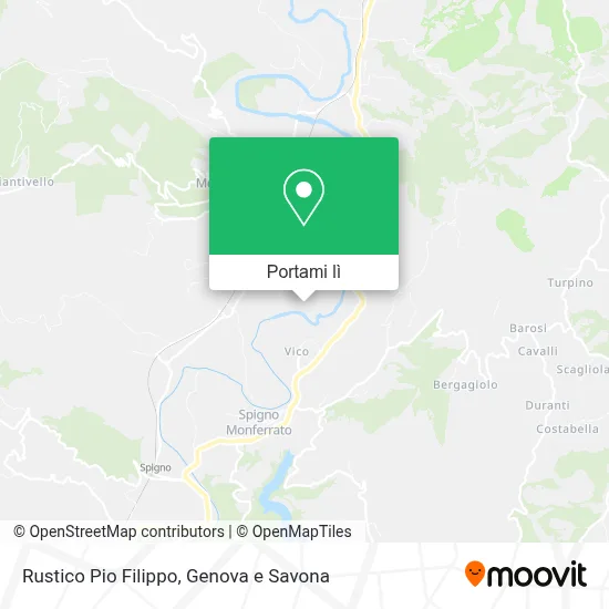 Mappa Rustico Pio Filippo