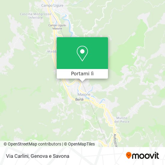 Mappa Via Carlini