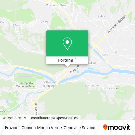 Mappa Frazione Coasco-Marina Verde