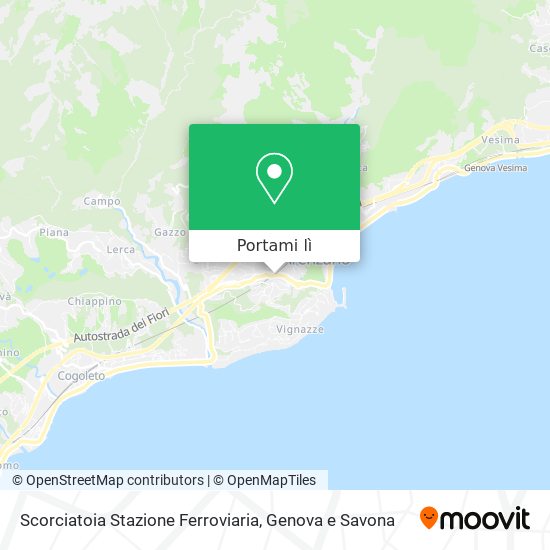 Mappa Scorciatoia Stazione Ferroviaria