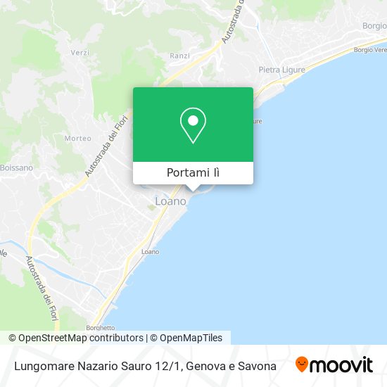Mappa Lungomare Nazario Sauro 12/1