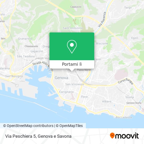 Mappa Via Peschiera 5