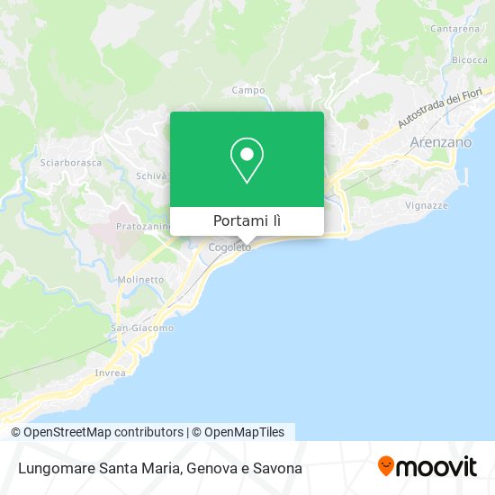 Mappa Lungomare Santa Maria