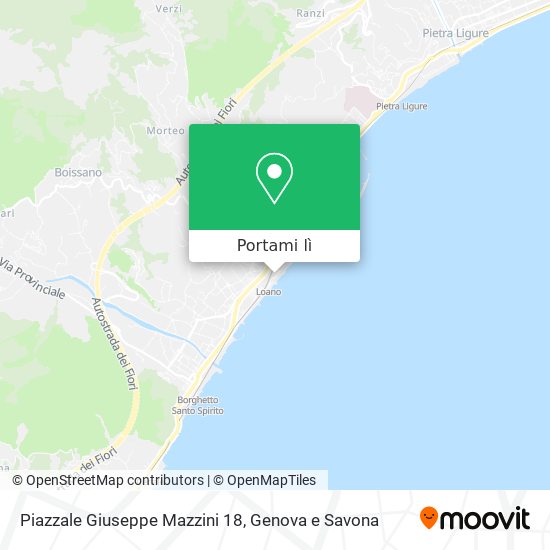 Mappa Piazzale Giuseppe Mazzini 18