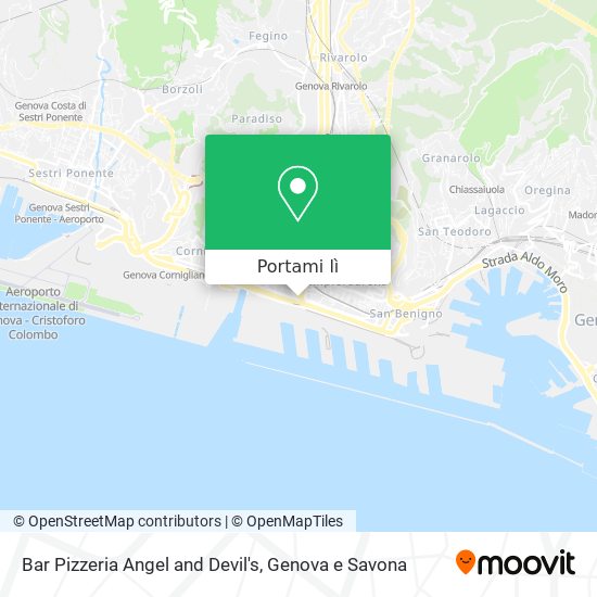 Mappa Bar Pizzeria Angel and Devil's