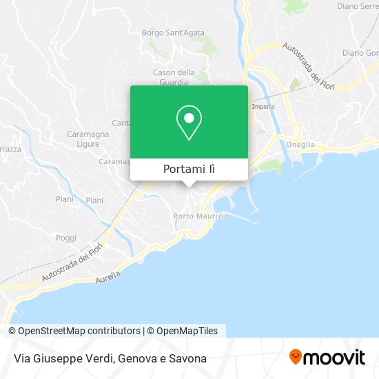 Mappa Via Giuseppe Verdi