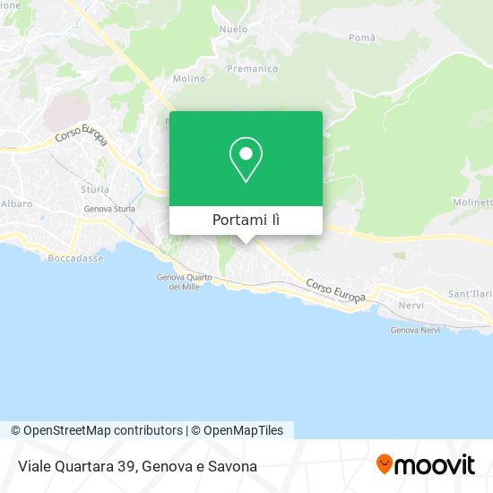 Mappa Viale Quartara 39