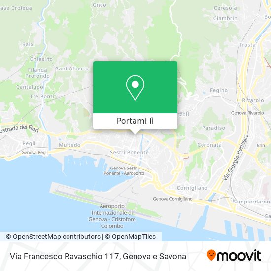 Mappa Via Francesco Ravaschio 117