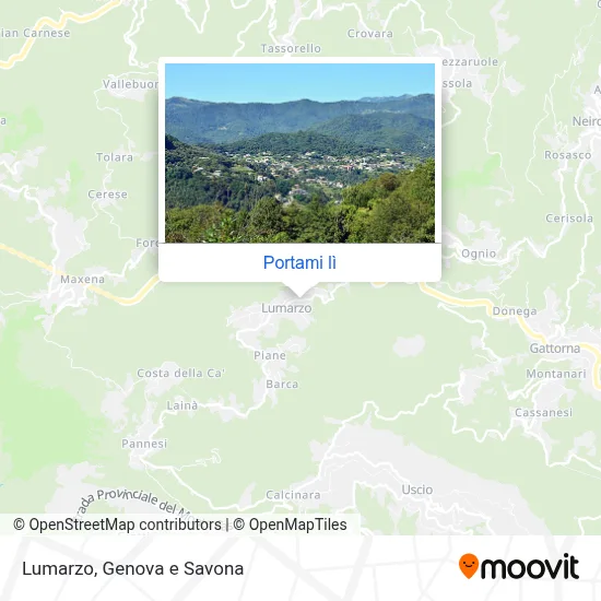 Mappa Lumarzo
