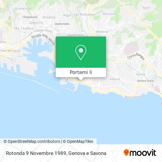 Mappa Rotonda 9 Novembre 1989