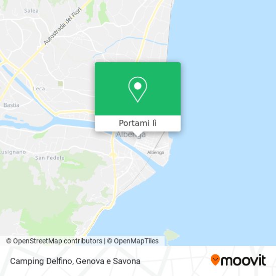 Mappa Camping Delfino