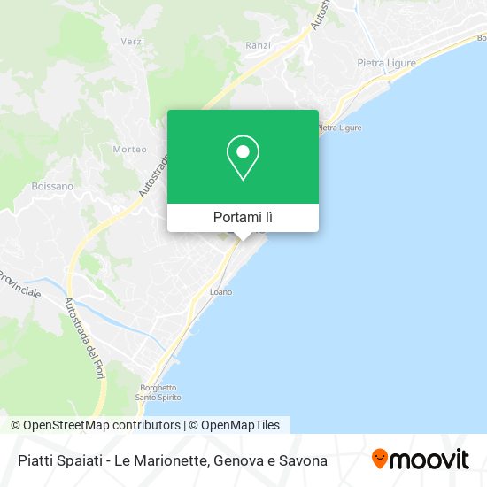 Mappa Piatti Spaiati - Le Marionette