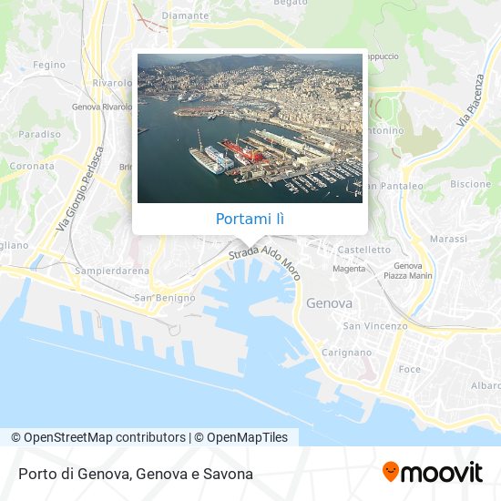 Mappa Porto di Genova