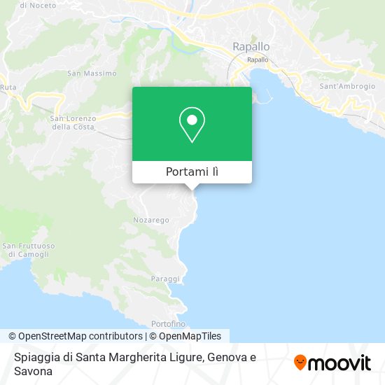 Mappa Spiaggia di Santa Margherita Ligure