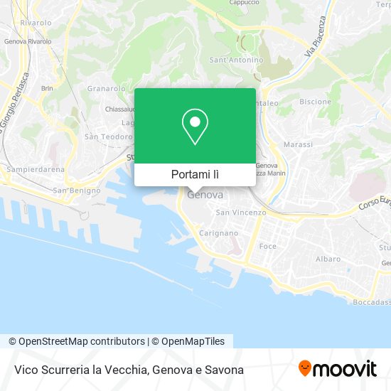 Mappa Vico Scurreria la Vecchia