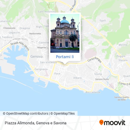 Mappa Piazza Alimonda