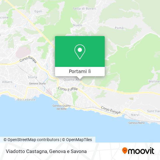 Mappa Viadotto Castagna