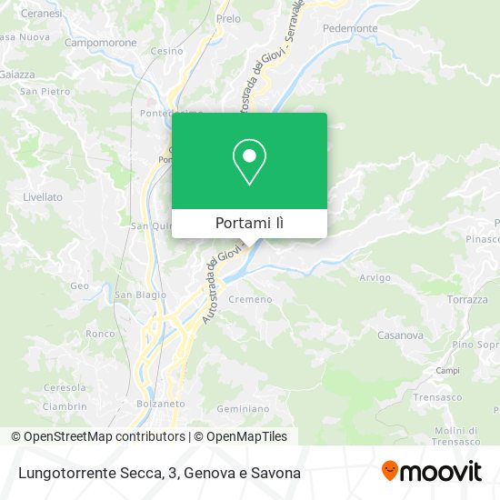 Mappa Lungotorrente Secca, 3