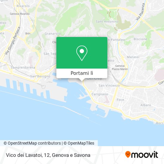 Mappa Vico dei Lavatoi, 12