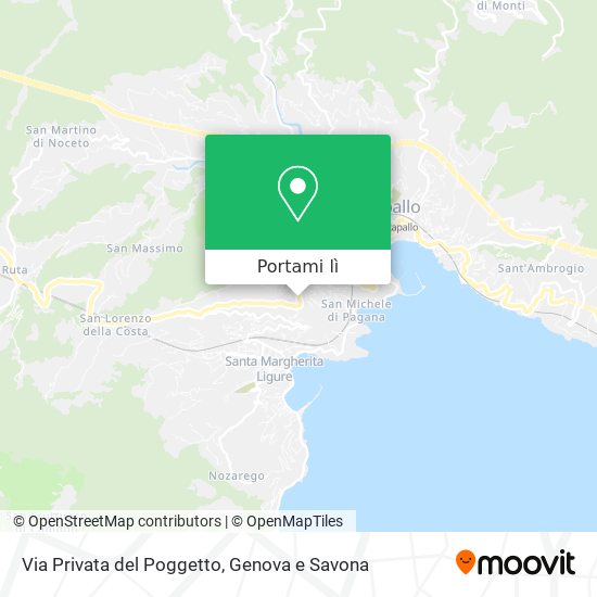 Mappa Via Privata del Poggetto