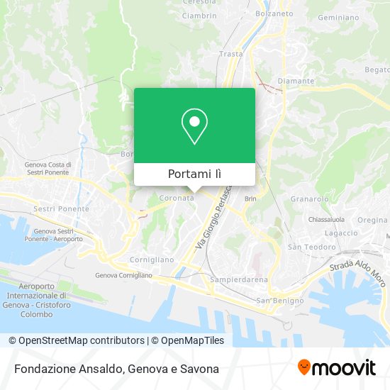 Mappa Fondazione Ansaldo