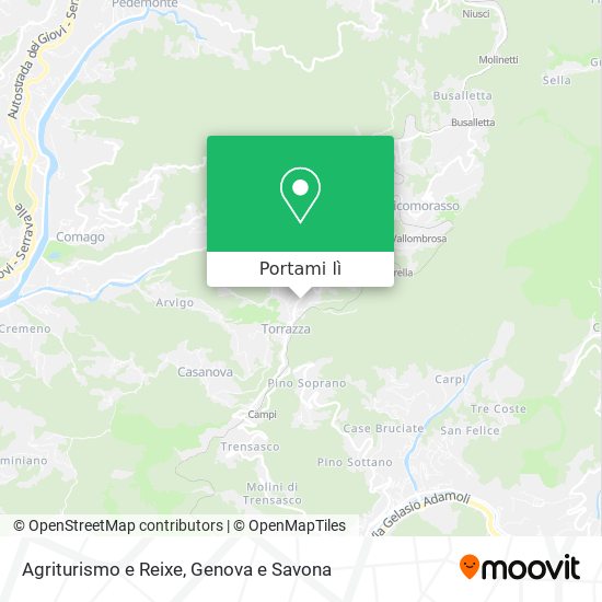 Mappa Agriturismo e Reixe