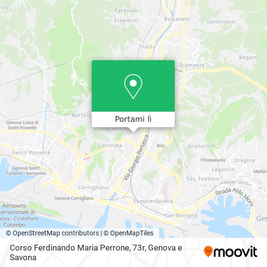 Mappa Corso Ferdinando Maria Perrone, 73r