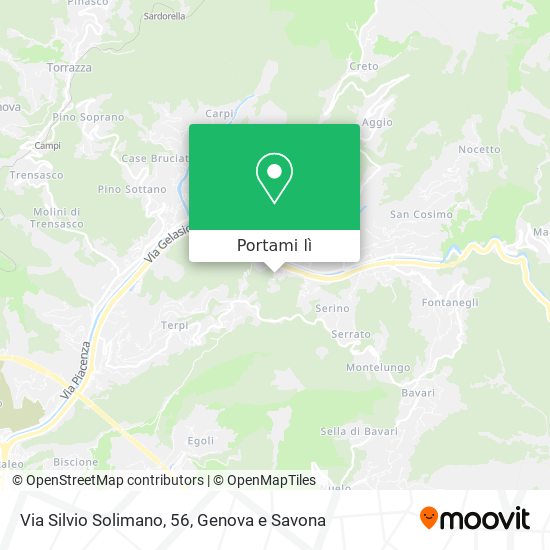 Mappa Via Silvio Solimano, 56