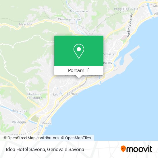 Mappa Idea Hotel Savona