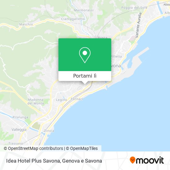 Mappa Idea Hotel Plus Savona