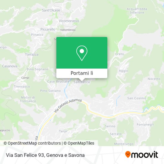 Mappa Via San Felice 93