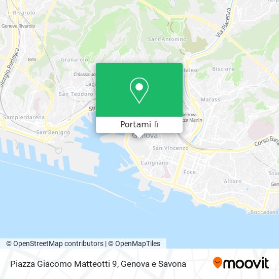 Mappa Piazza Giacomo Matteotti  9