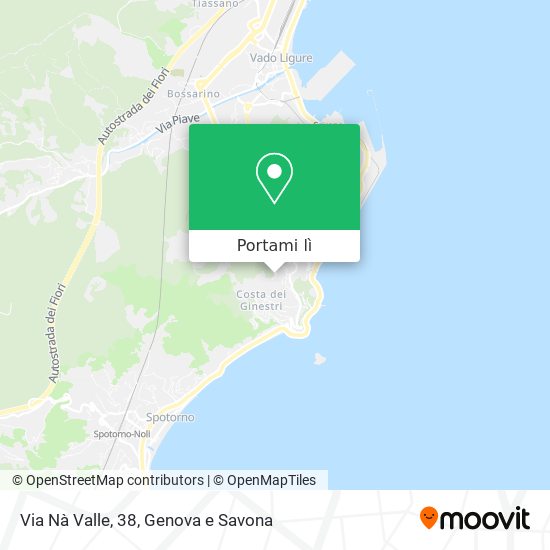 Mappa Via Nà Valle, 38