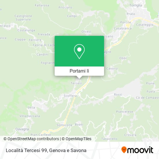 Mappa Località Tercesi  99