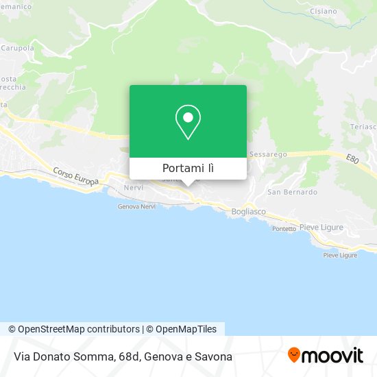 Mappa Via Donato Somma, 68d