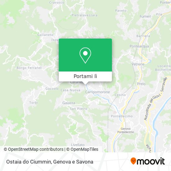 Mappa Ostaia do Ciummin