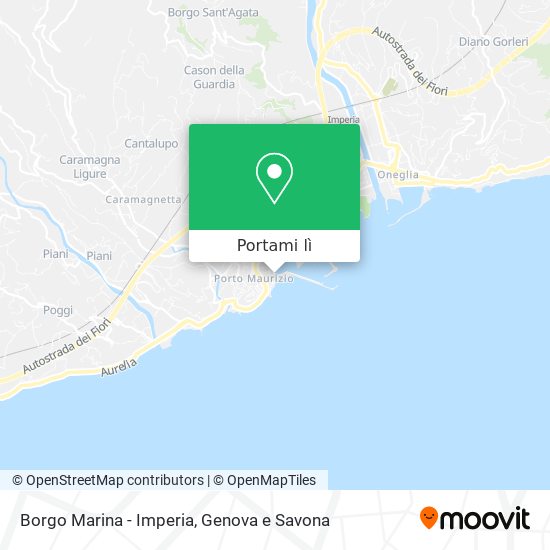 Mappa Borgo Marina - Imperia