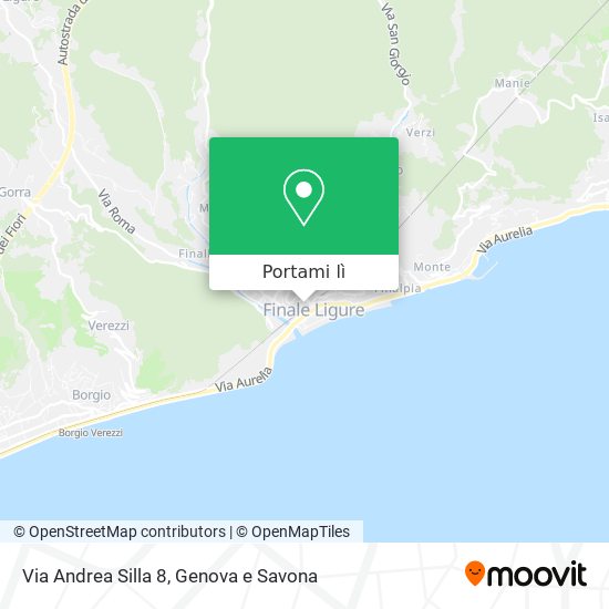 Mappa Via Andrea Silla 8