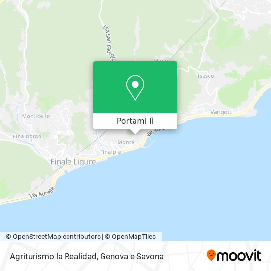 Mappa Agriturismo la Realidad