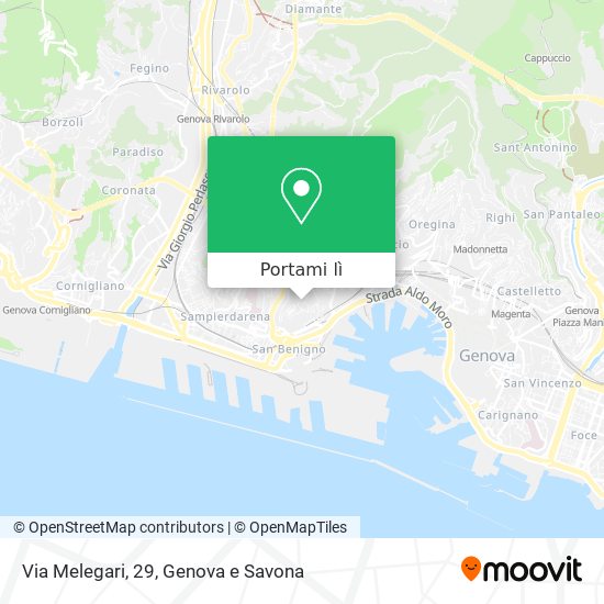 Mappa Via Melegari, 29
