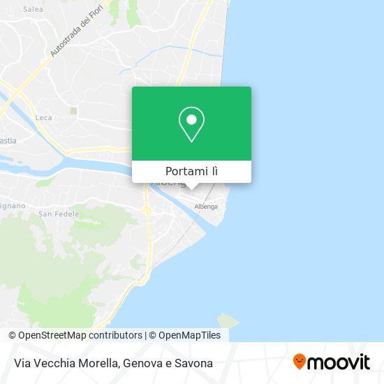 Mappa Via Vecchia Morella