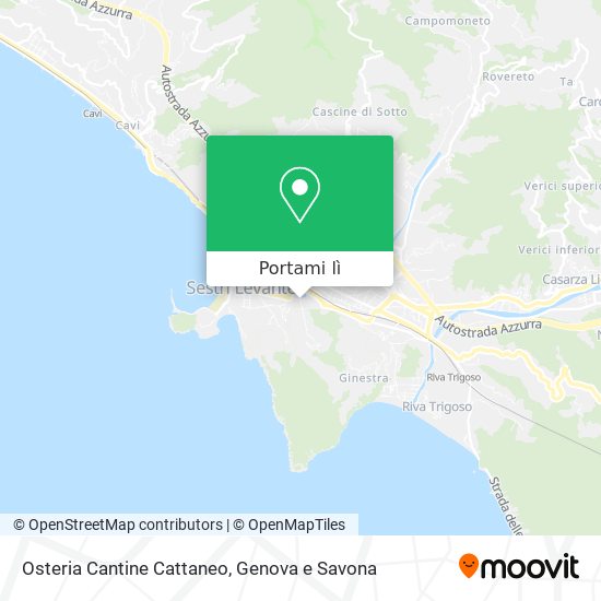 Mappa Osteria Cantine Cattaneo