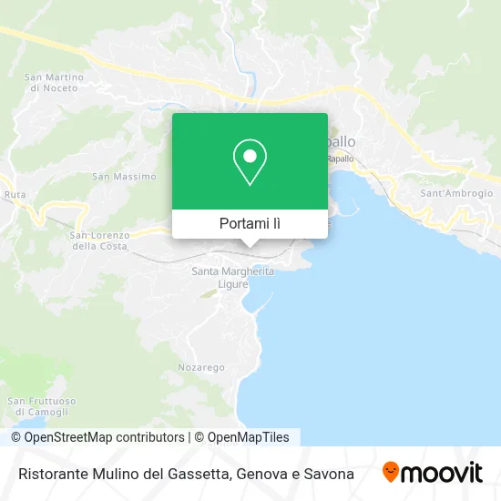 Mappa Ristorante Mulino del Gassetta